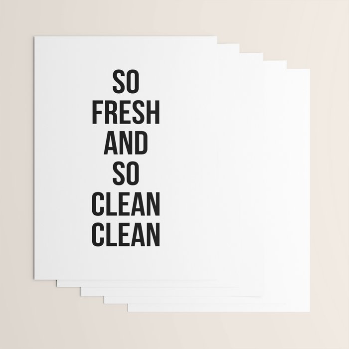So Fresh And So Clean Clean Wrapping Paper Gallery Image 3