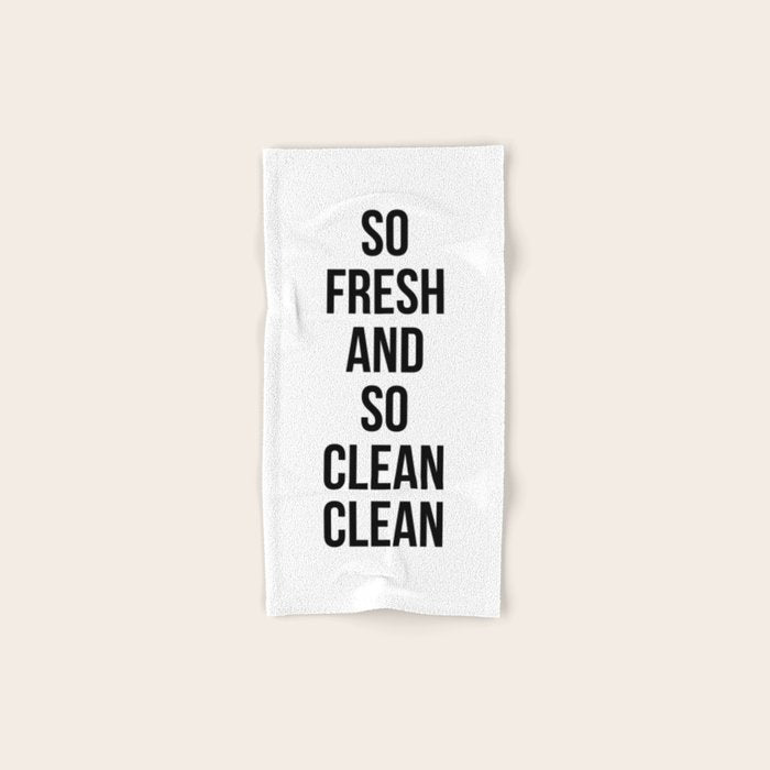So Fresh And So Clean Clean Bath Towel Gallery Image 1