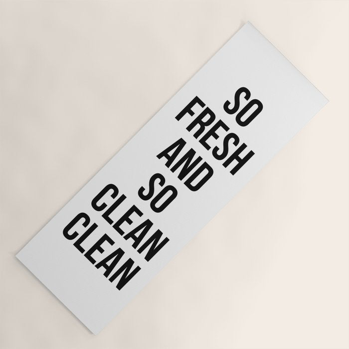 So Fresh And So Clean Clean Yoga Mat Gallery Image 1