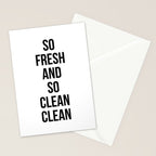 So Fresh And So Clean Clean Stationery Card Gallery Image 2
