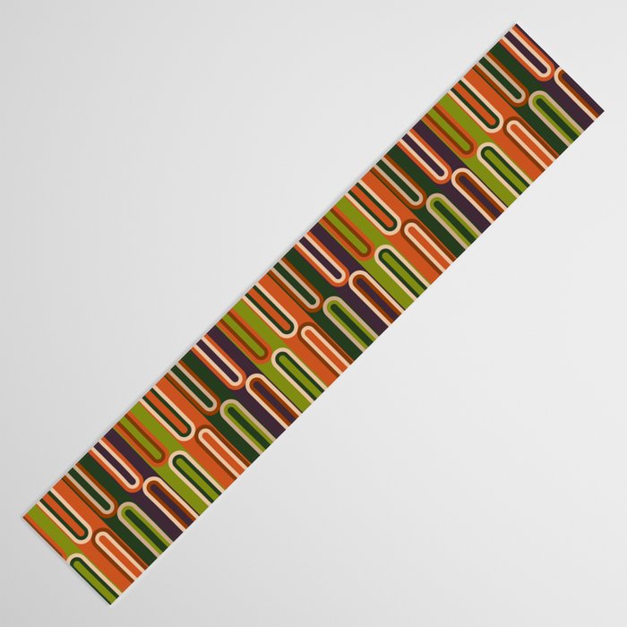 Mid Century Modern Geometry Table Runner Gallery Image 3