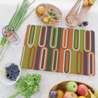 Mid Century Modern Geometry Cutting Board Gallery Image 2