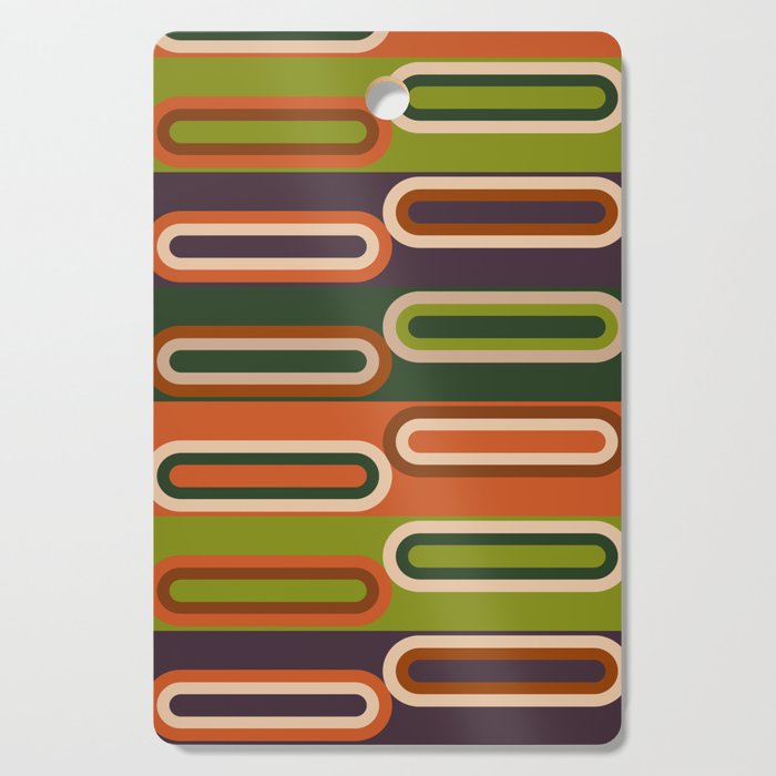 Mid Century Modern Geometry Cutting Board Gallery Image 1