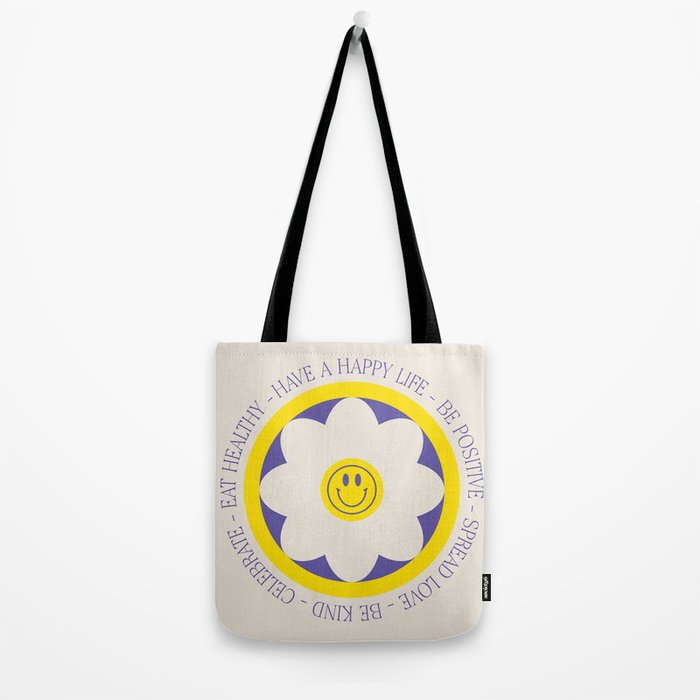 Have a Happy Life Tote Bag Gallery Image 2