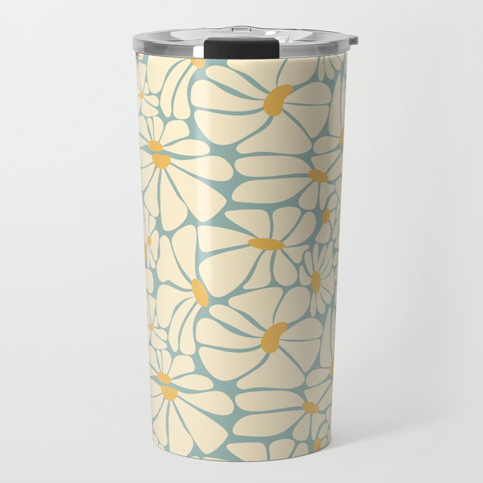 Flower Market Stockholm - Matisse Inspired Travel Mug Gallery Image 1