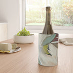 abstract pastel leaves Wine Chiller Gallery Image 4