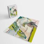 abstract pastel leaves Jigsaw Puzzle Gallery Image 2