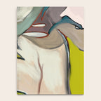 abstract pastel leaves Notebook Gallery Image 4