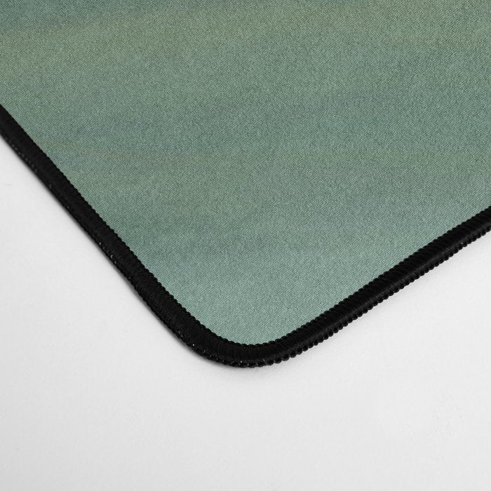 abstract pastel leaves Desk Mat Gallery Image 4