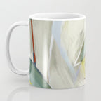 abstract pastel leaves Coffee Mug Gallery Image 3