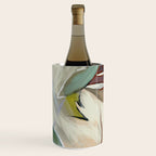 abstract pastel leaves Wine Chiller Gallery Image 1