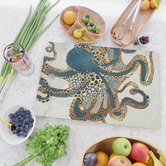 Underwater Dream VI - Vertical Cutting Board Gallery Image 2