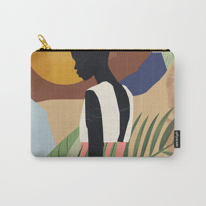 Tropical Girl 2 Carry All Pouch Gallery Image 1