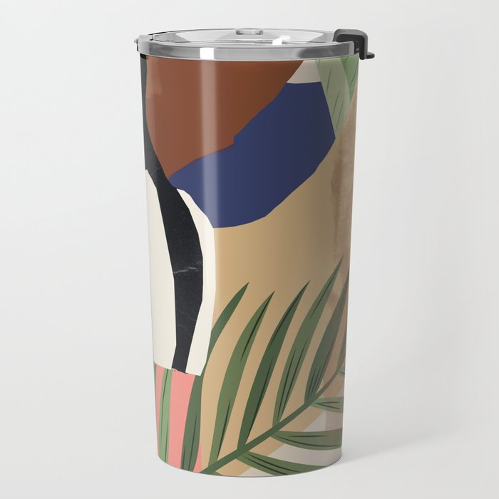 Tropical Girl 2 Travel Mug Gallery Image 2
