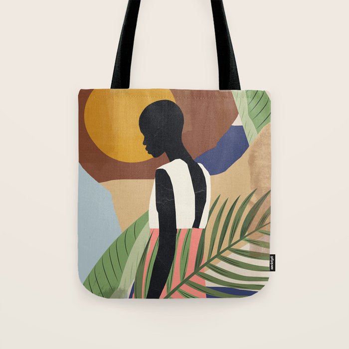 Tropical Girl 2 Tote Bag Gallery Image 1