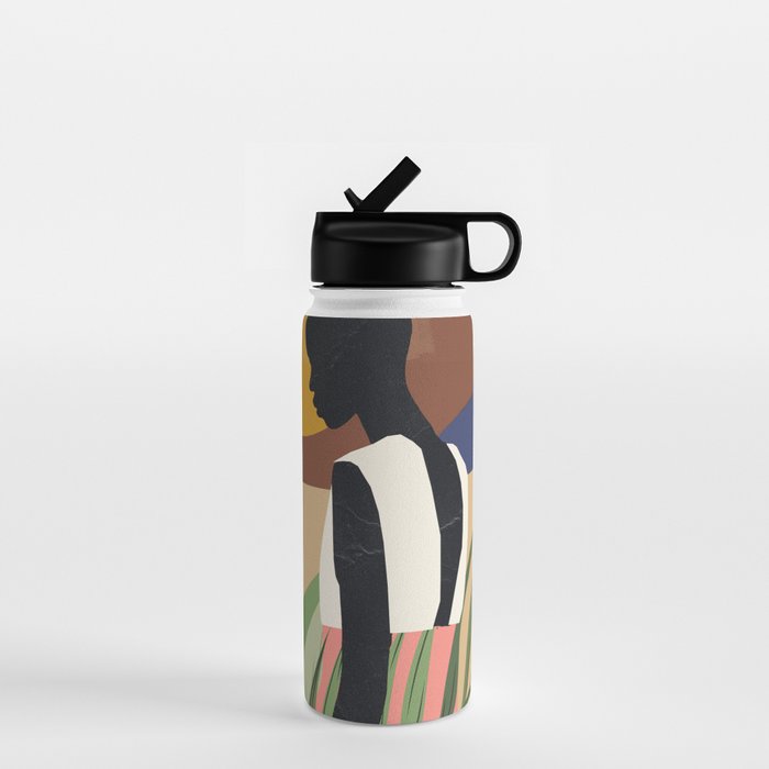 Tropical Girl 2 Water Bottle Gallery Image 1