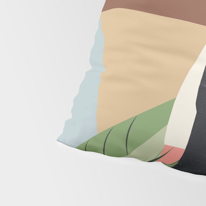 Tropical Girl 2 Pillow Sham Gallery Image 4