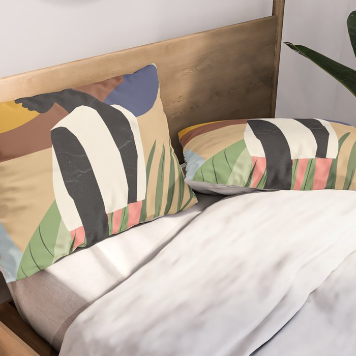 Tropical Girl 2 Pillow Sham Gallery Image 2