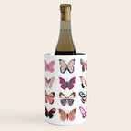 Pink Butterflies Wine Chiller Gallery Image 2