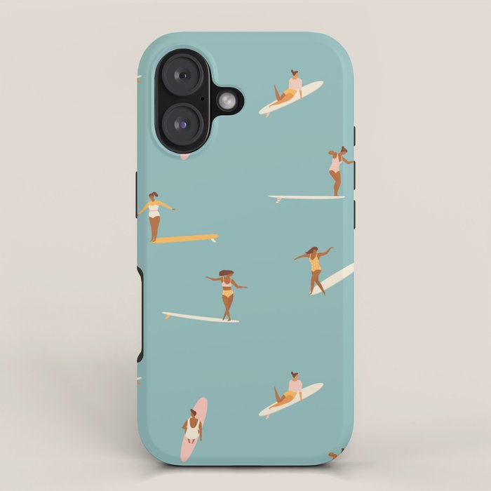 Surf girls iPhone Case Gallery Image 1