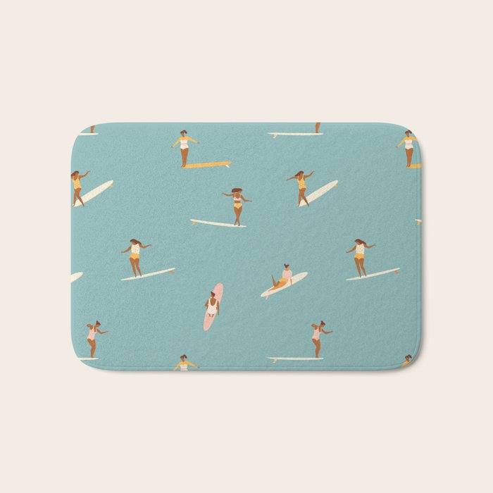 Surf girls Bath Mat Gallery Image 1
