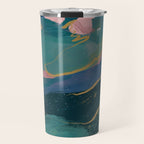 "You Are Worthy" Midnight Background Travel Mug Gallery Image 1