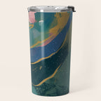 "You Are Worthy" Midnight Background Travel Mug Gallery Image 2