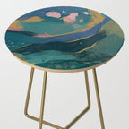 "You Are Worthy" Midnight Background Side Table Gallery Image 2