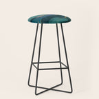 "You Are Worthy" Midnight Background Stool Gallery Image 1