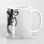 Medusa blowing pink bubblegum bubble II Coffee Mug Gallery Image 1