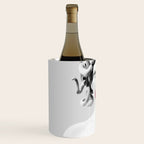 Medusa blowing pink bubblegum bubble II Wine Chiller Gallery Image 2