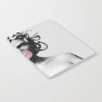 Medusa blowing pink bubblegum bubble II Notebook Gallery Image 2