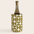 Mid Century Modern Geometric 04 Flat Gold Wine Chiller Gallery Image 2