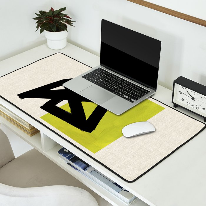 Cut Lime Desk Mat Gallery Image 2
