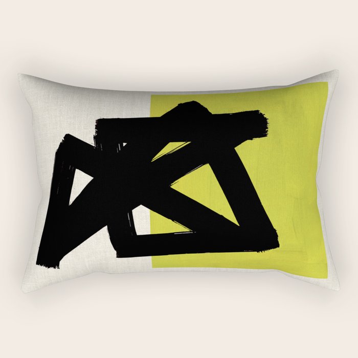 Cut Lime Rectangular Pillow Gallery Image 1