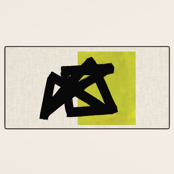 Cut Lime Desk Mat Gallery Image 3