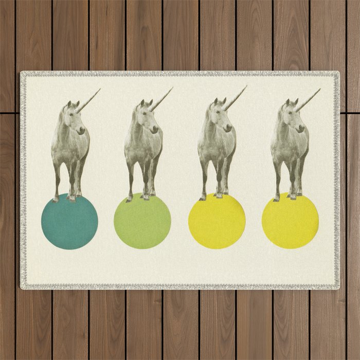 Unicorn Parade Outdoor Rug Gallery Image 1