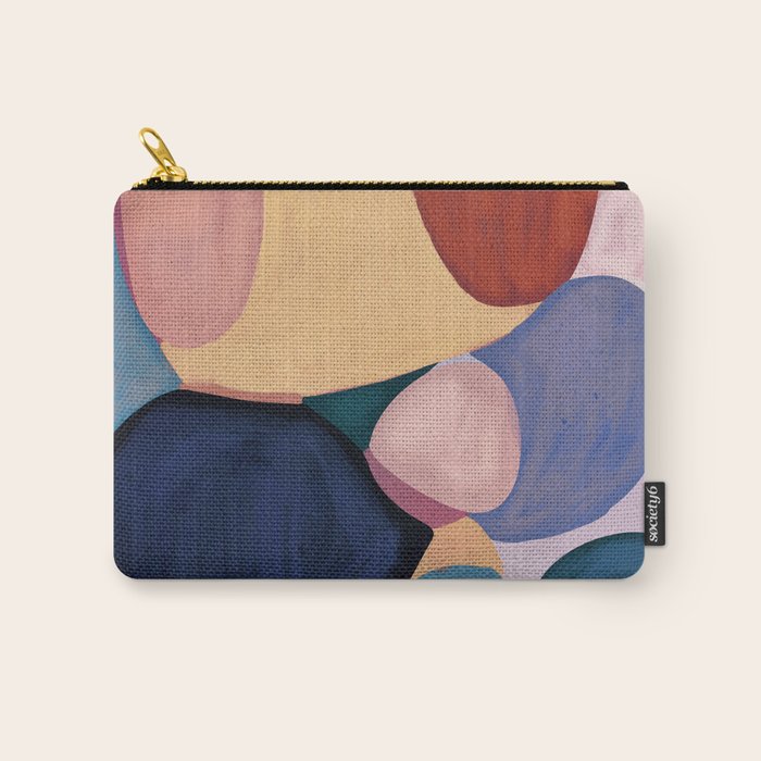 Modern Abstract Shapes 93 Carry All Pouch Gallery Image 1