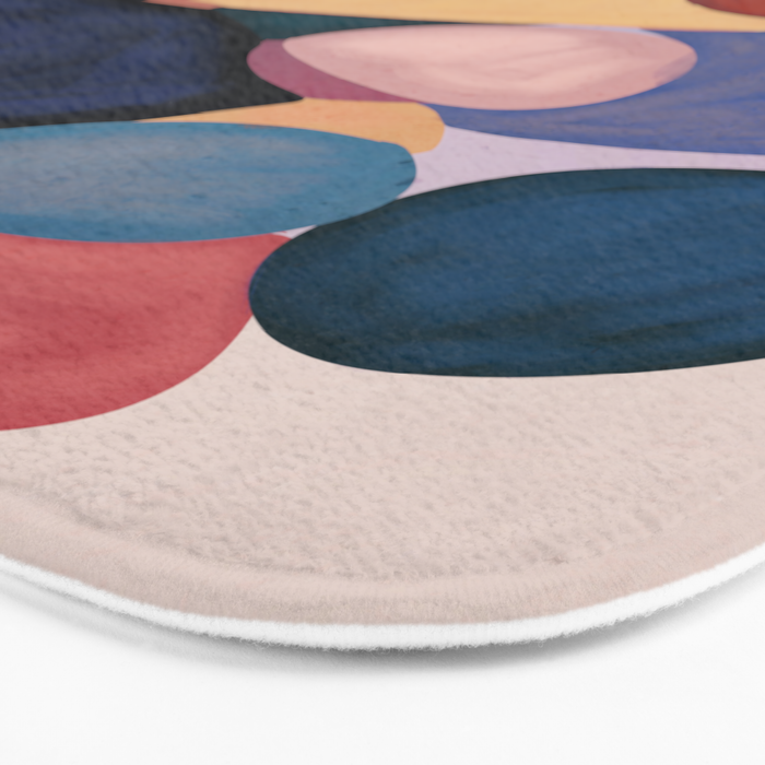 Modern Abstract Shapes 93 Bath Mat Gallery Image 3