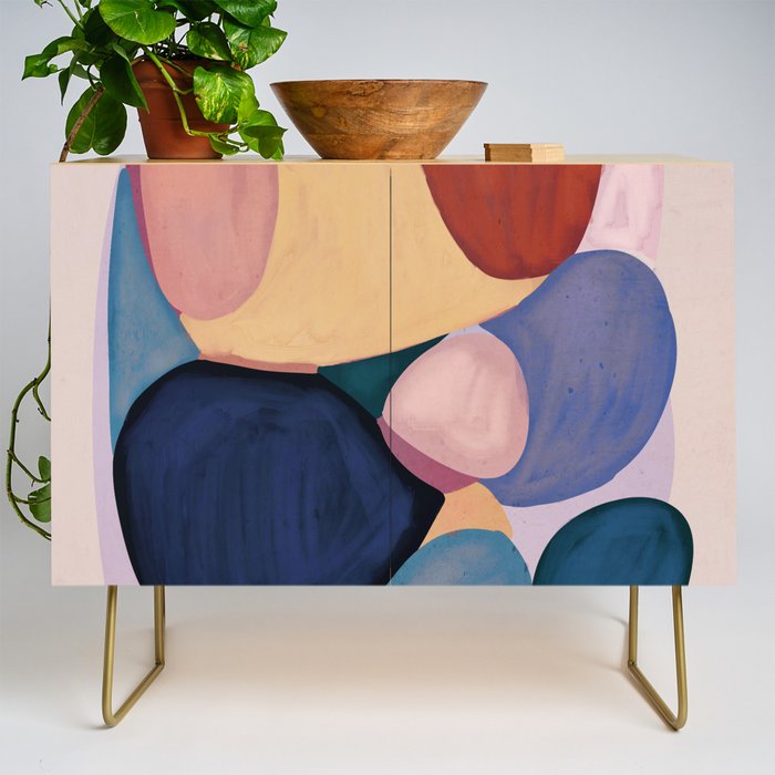 Modern Abstract Shapes 93 Credenza Gallery Image 1