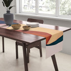 Modern Abstract Shapes 93 Table Runner Gallery Image 2