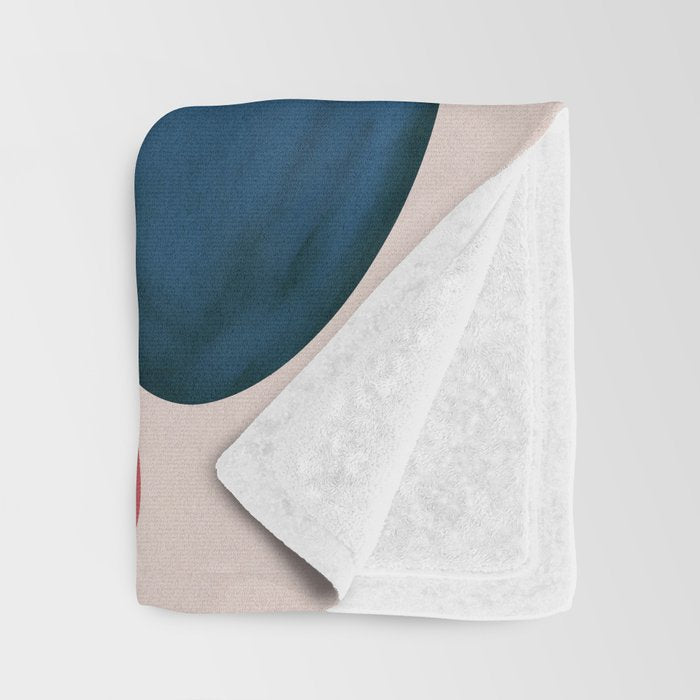 Modern Abstract Shapes 93 Throw Blanket Gallery Image 3