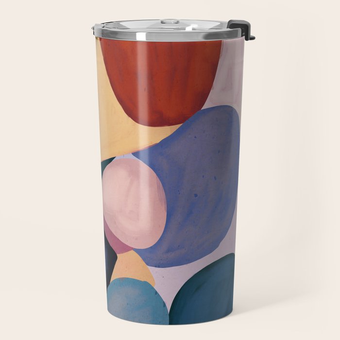 Modern Abstract Shapes 93 Travel Mug Gallery Image 2