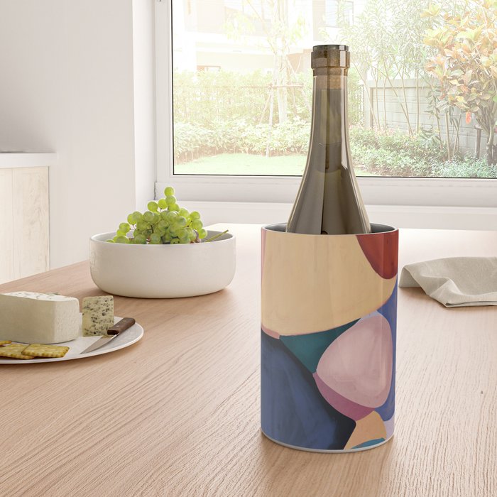 Modern Abstract Shapes 93 Wine Chiller Gallery Image 4
