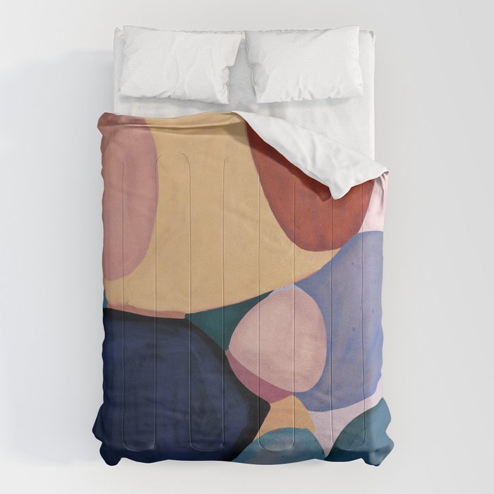Modern Abstract Shapes 93 Comforter Gallery Image 6