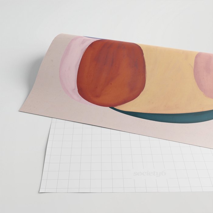 Modern Abstract Shapes 93 Wrapping Paper Gallery Image 2