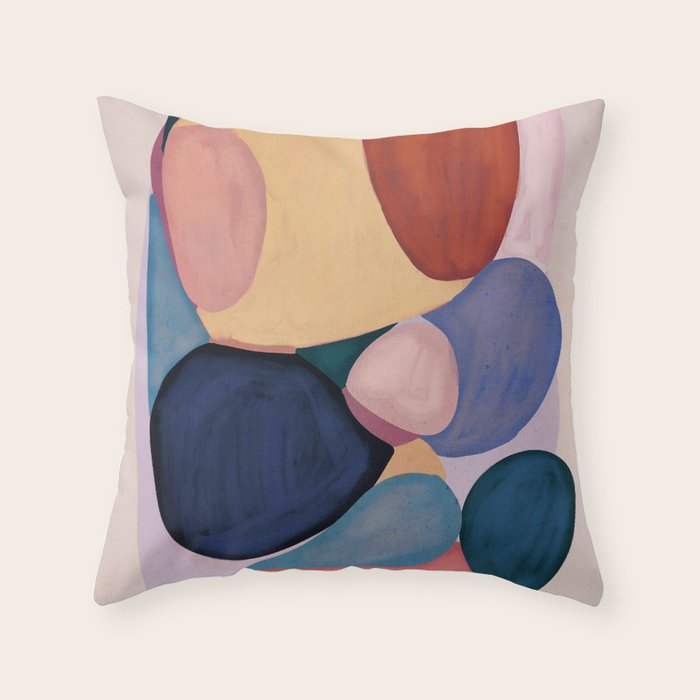 Modern Abstract Shapes 93 Throw Pillow Gallery Image 6