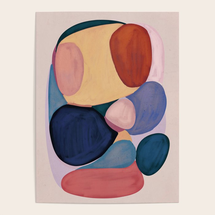 Modern Abstract Shapes 93 Poster Gallery Image 4