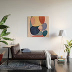 Modern Abstract Shapes 93 Wood Wall Art Gallery Image 2