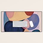 Modern Abstract Shapes 93 Desk Mat Gallery Image 1